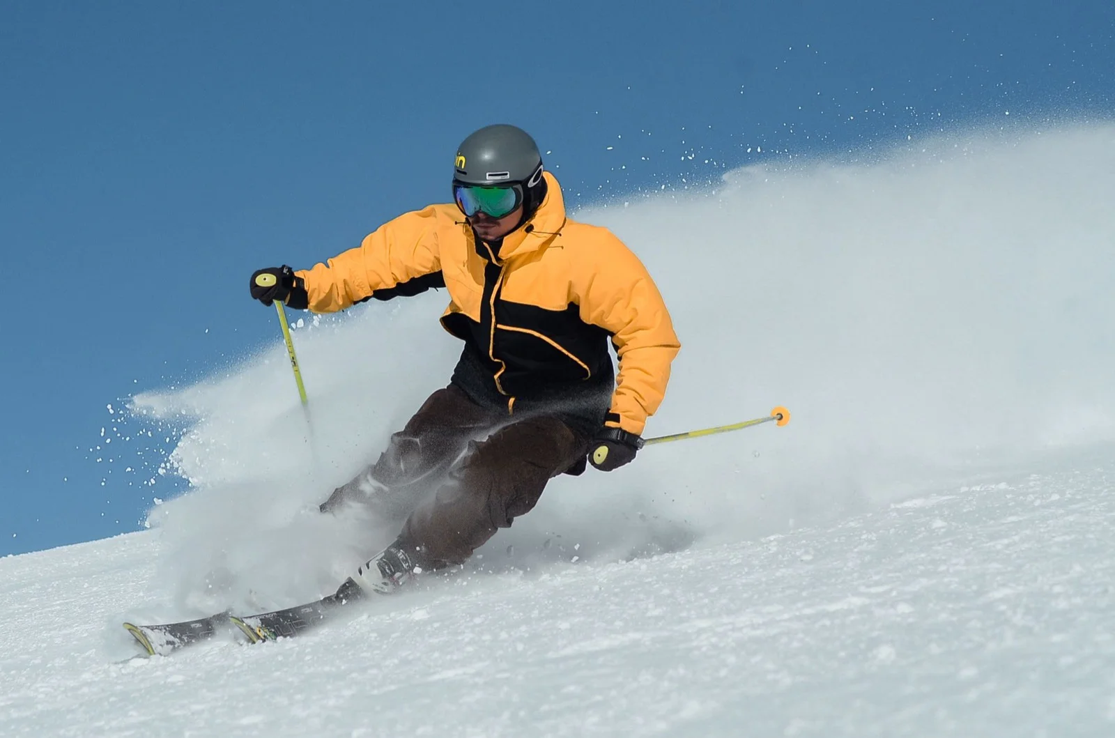 Fresh powder in the morning